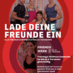 flyer Clubs friends - skyfit-Club das begeisternde Fitnessstudio. Fitness effektiv - Friendsweek vom 20. - 26.02.23